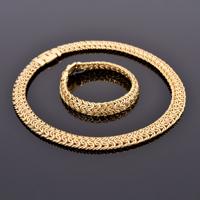 18k Gold Estate Necklace & Bracelet - Sold for $5,440 on 10-26-2024 (Lot 169).jpg